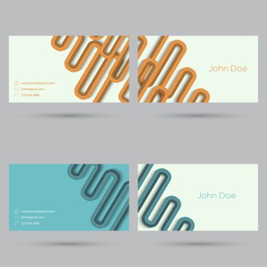 Trendy kartvizit şablonu. 