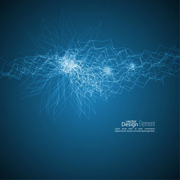 Abstract background with soft lines. Vector Graphics