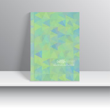 Eğri çizgiler, noktalı çizgiler ile Dergi kapağı