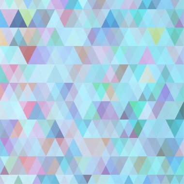 Üçgen farklı renklerde arka plan.