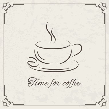 Coffee design  for menu clipart