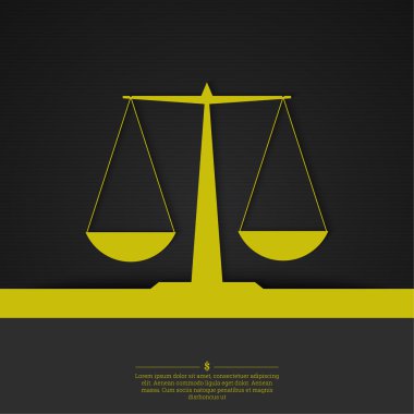 Altın bir sembol ile arka plan