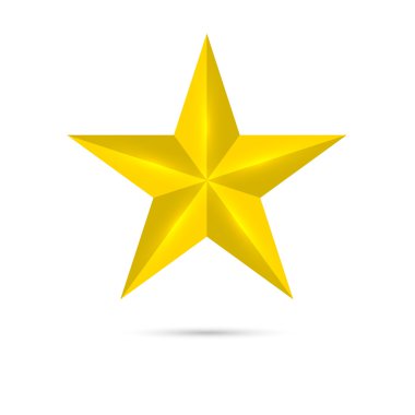 Altın parlak, parlak yıldız.