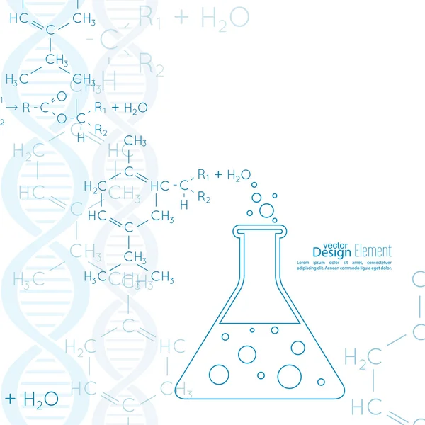 具有dna分子结构的抽象背景 — 图库矢量图片