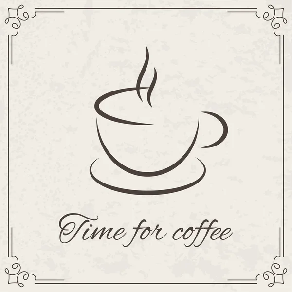 Кофе дизайн для меню — стоковый вектор