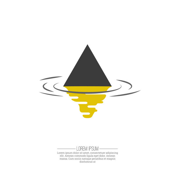 Business Abstract triangle  icon