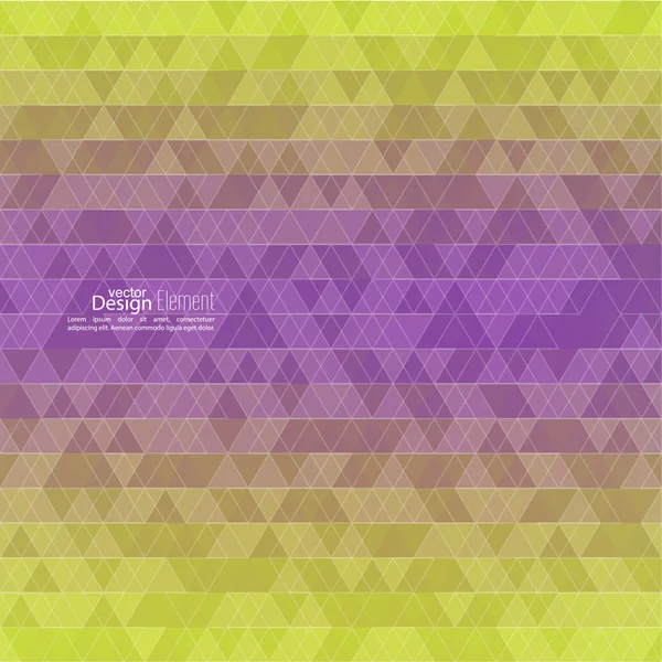 Kreative abstrakte Dreiecksmuster. Polygonaler Hintergrund. hipst — Stockvektor