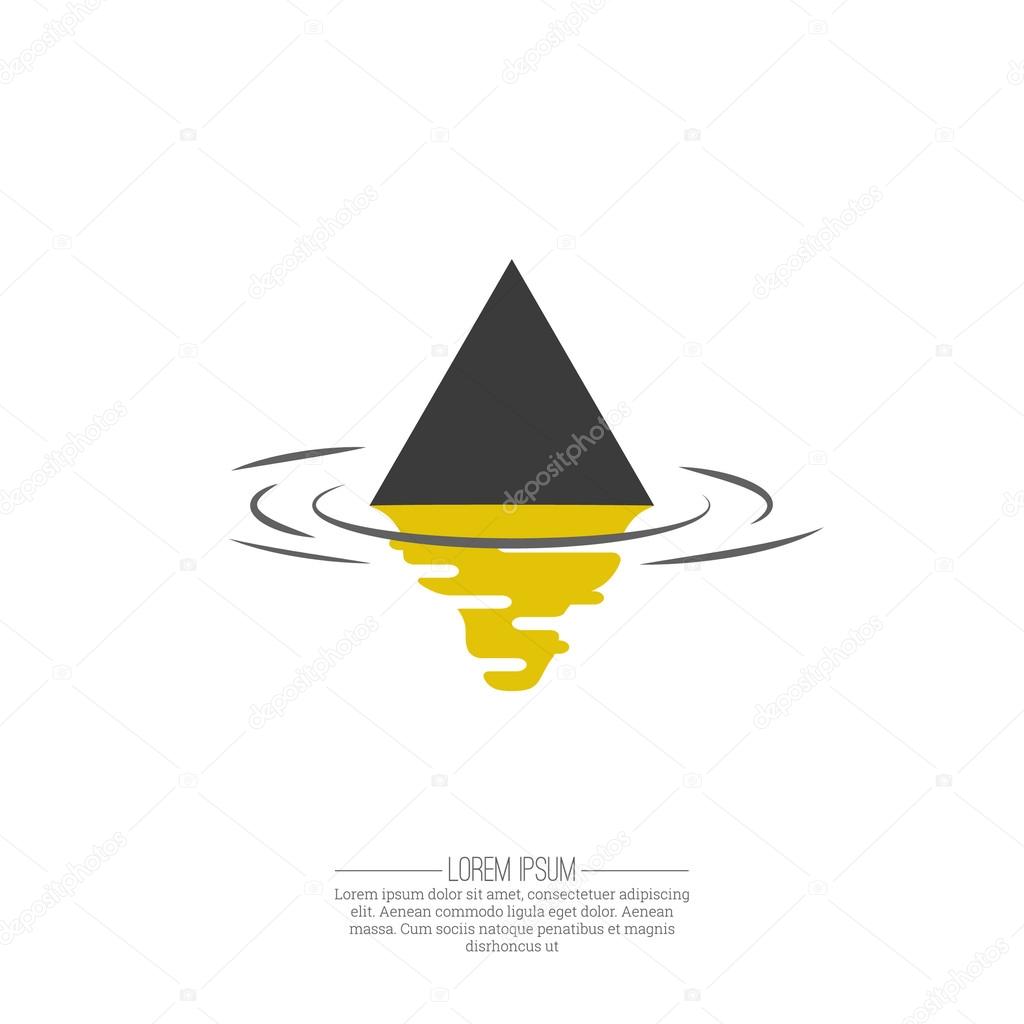 Business Abstract triangle  icon