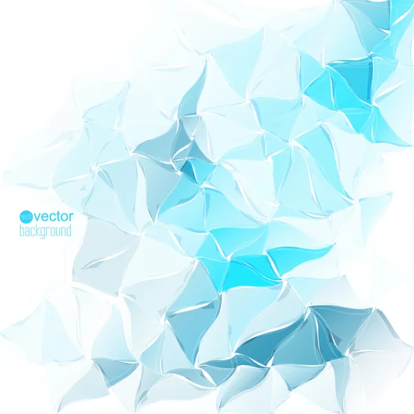 Abstract vector background with triangles and polygon mesh. — Stock Vector