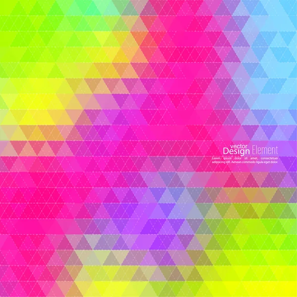 Creative abstract triangle pattern. — Stock Vector