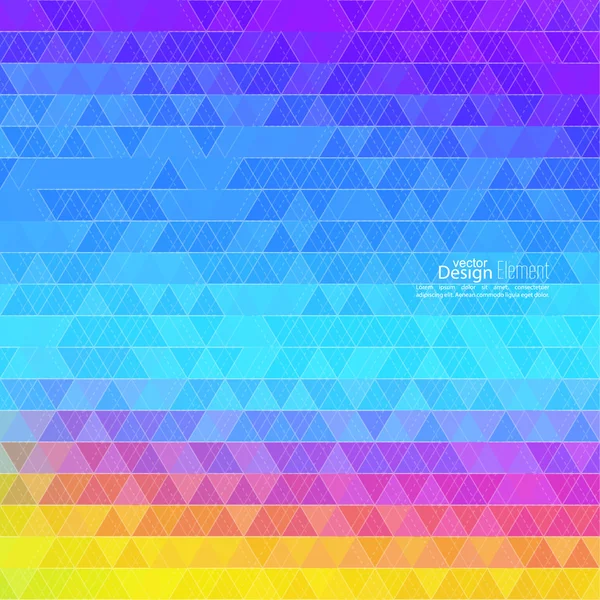 Creative abstract triangle pattern. — Stock Vector