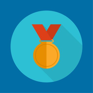 Kırmızı kurdele ile bronz madalya:.