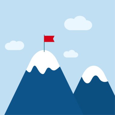 Vektör arka plan Dağları ile