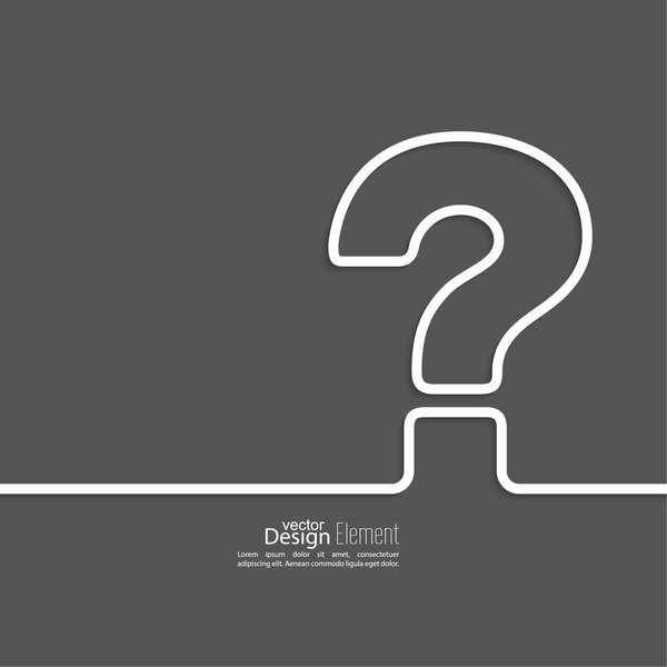 Знак вопроса.