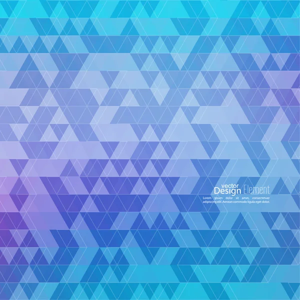Creatieve abstracte driehoek patroon. — Stockvector
