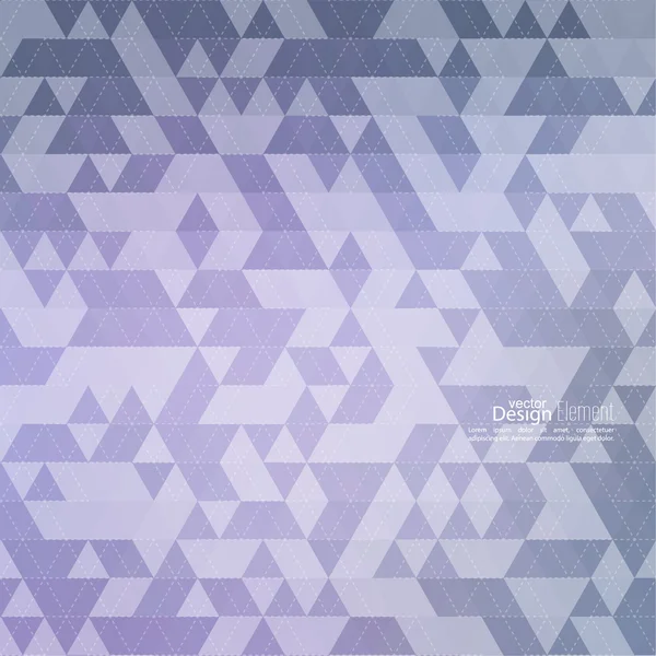 Modèle de triangle abstrait créatif . — Image vectorielle