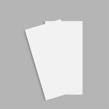 üç katlı broşür tasarımı.