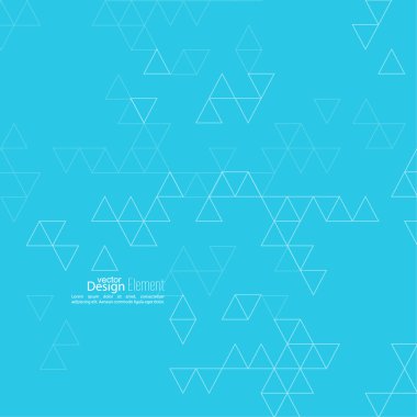 Üçgenli soyut arkaplan.