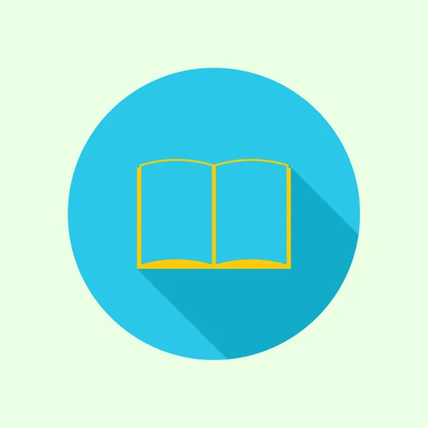 Icono de un libro abierto . — Vector de stock