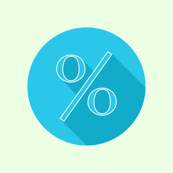 Icon percent. — Stock Vector