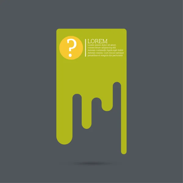 Icono signo de interrogación. — Vector de stock