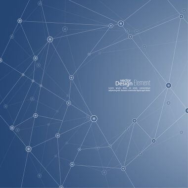 parçacık ile sanal arka plan