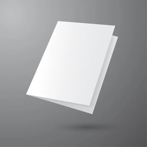 空白的空杂志模板 — 图库矢量图片