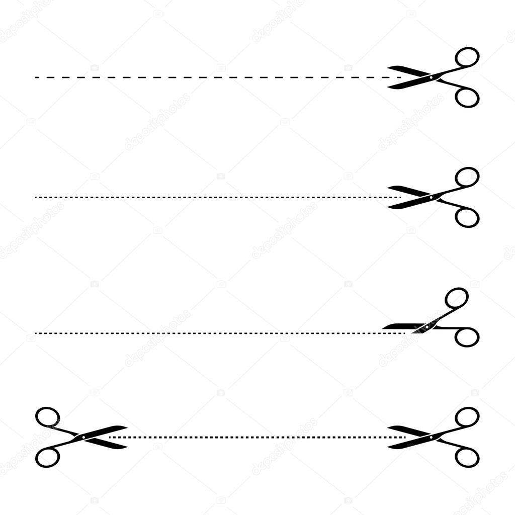 set of black scissors