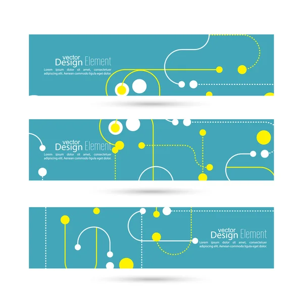 Conjunto de banners vectoriales — Vector de stock