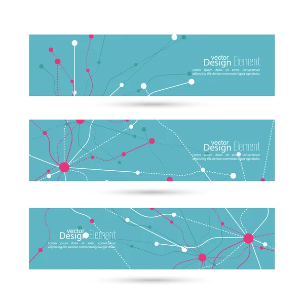 Conjunto de banners vectoriales — Vector de stock