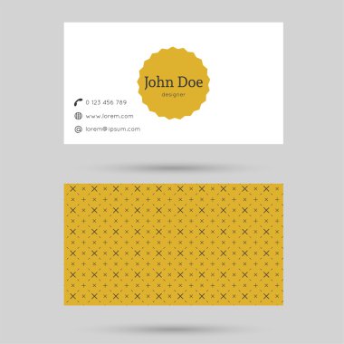 Trendy kartvizit şablonu