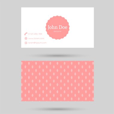 Trendy kartvizit şablonu