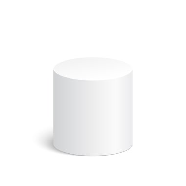 Geometrik şekiller, 3d silindir.