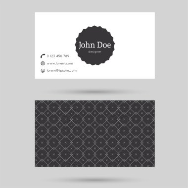 Trendy kartvizit şablonu