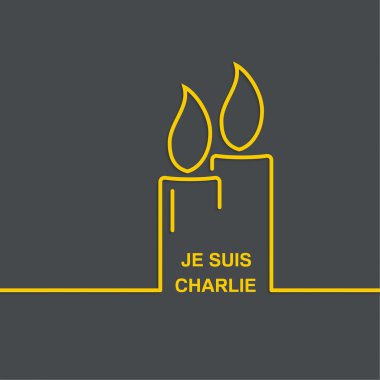 Symbol of solidarity in Paris clipart
