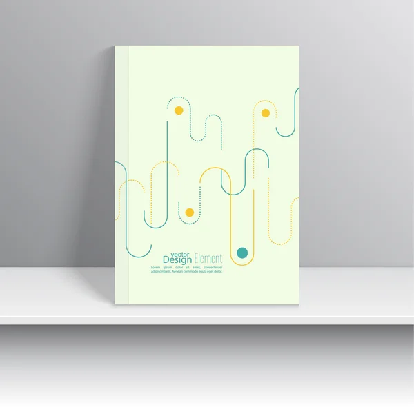 Tijdschriftencover. — Stockvector