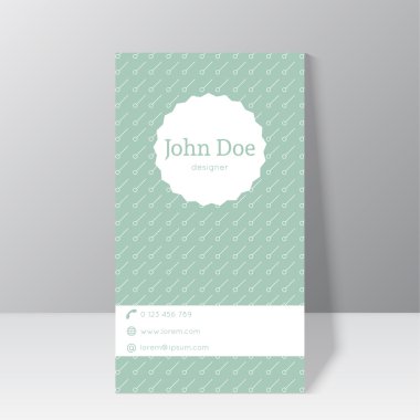 Trendy kartvizit şablonu