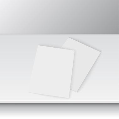 Boş boş dergi şablon