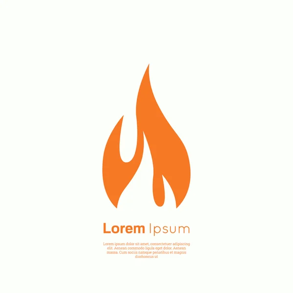 Llamas de fuego — Vector de stock