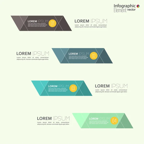 Comparative chart with templates for presentation — Stock Vector