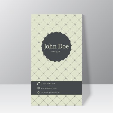 Trendy kartvizit şablonu