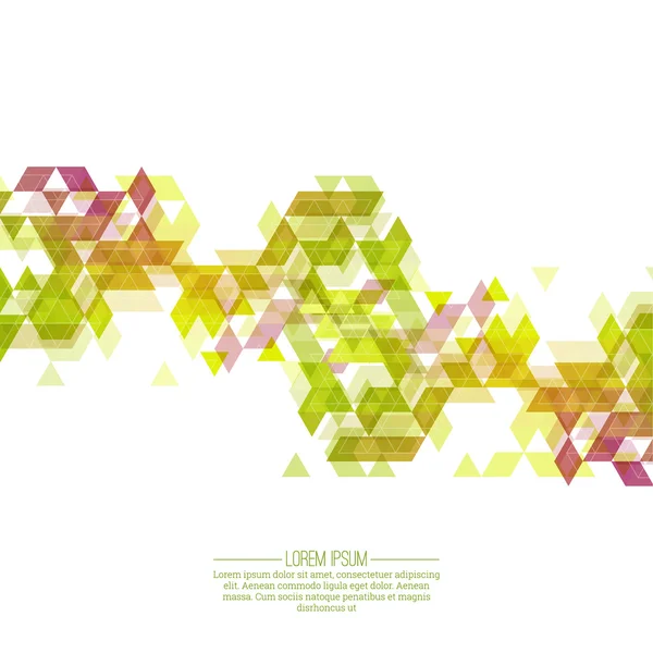 Patrón de triángulo abstracto creativo . — Archivo Imágenes Vectoriales