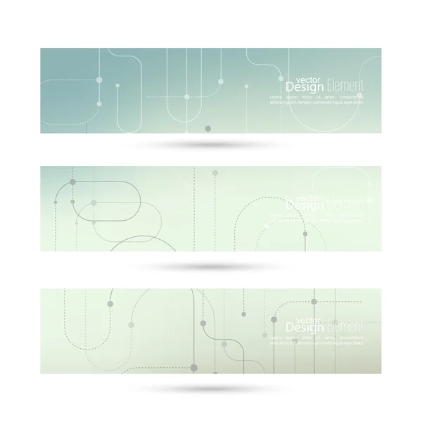 Banner vectorial con fondo abstracto borroso — Archivo Imágenes Vectoriales