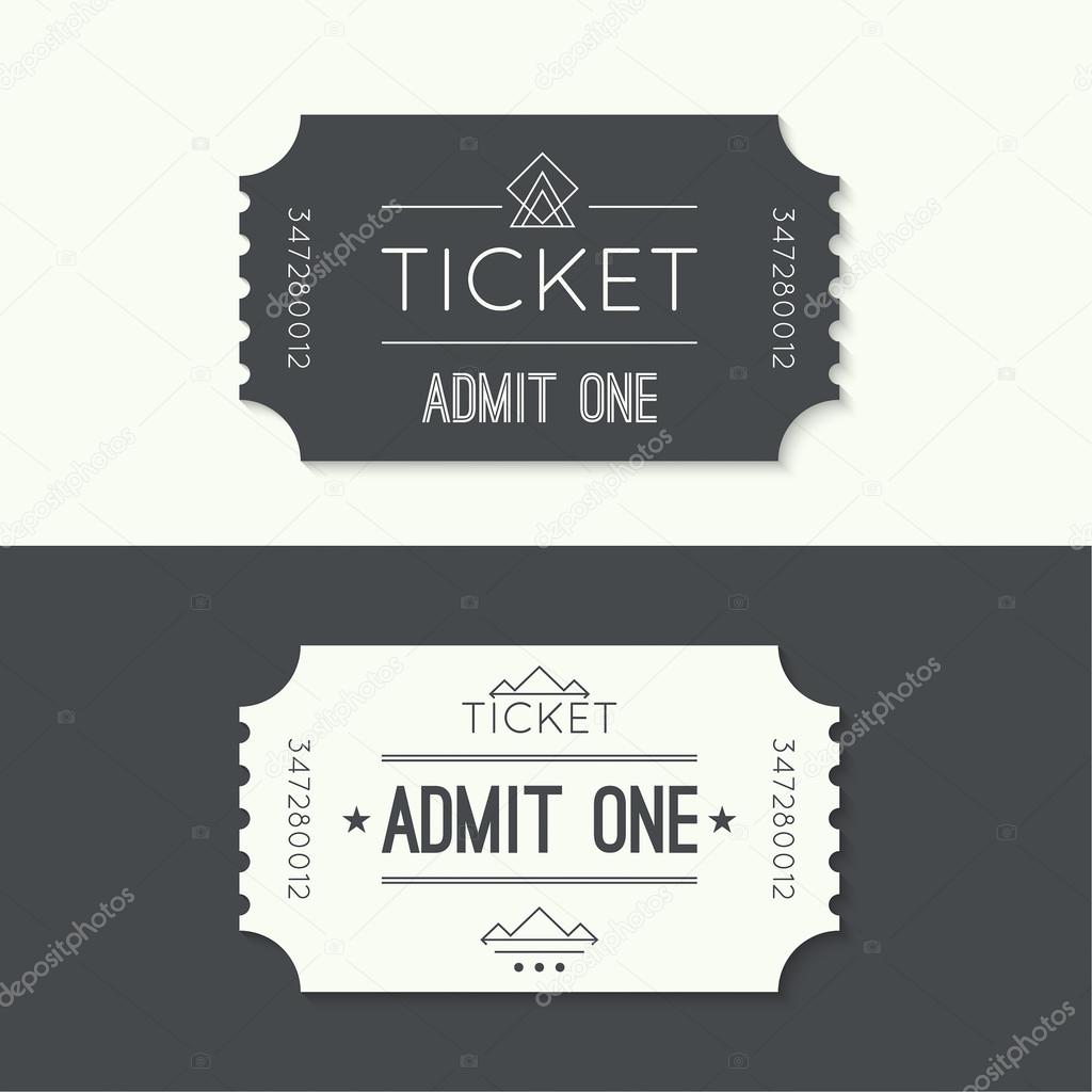 Entry ticket to old vintage style.