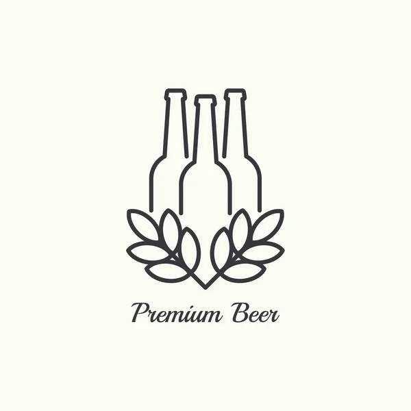 Beer brewery emblems. — Stock Vector