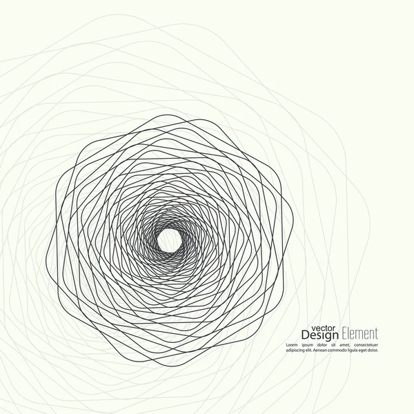 Fondo abstracto con fractal — Archivo Imágenes Vectoriales