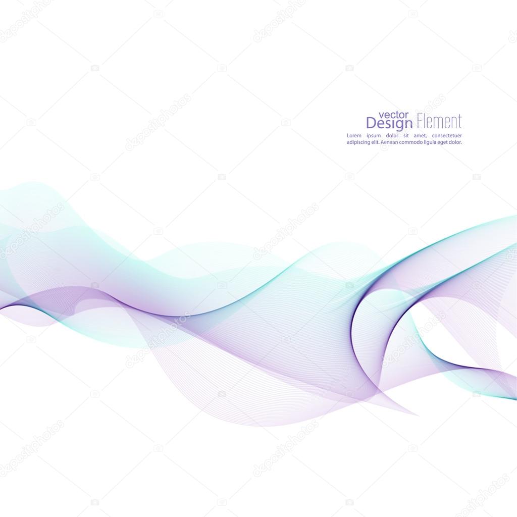 Techno vector abstract background with soft lines.