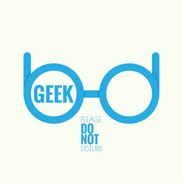 Geek γυαλιά-εικονίδιο — Διανυσματικό Αρχείο