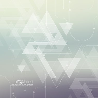 Üçgenli soyut arkaplan.