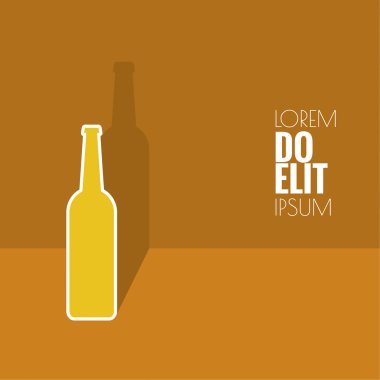 Bira cam ile arka plan